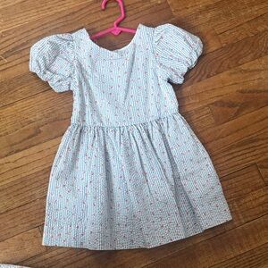 Polo by Ralph Lauren White and Pink Kids Dress
